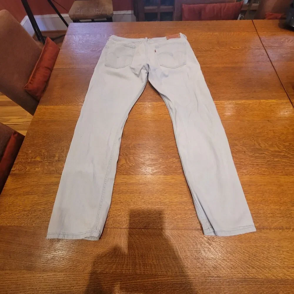 Levi's 512 Slim Taper Men's Light Wash Stretch Denim Jeans 5-Pocket